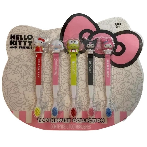 SANRIO Hello Kitty and Friends Toothbrush Collection Set of 5 Characters Include - Picture 2 of 3